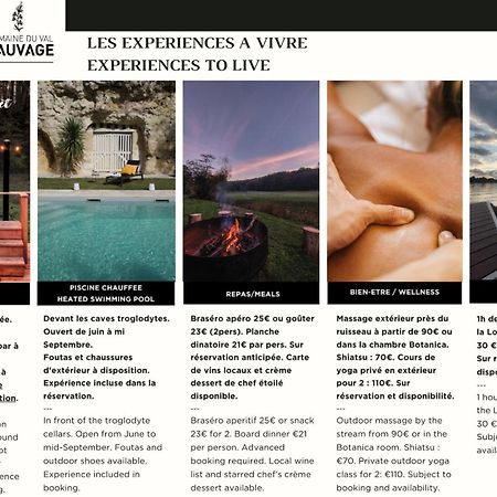 Bed and Breakfast Domaine Du Val Sauvage Langeais Exterior foto
